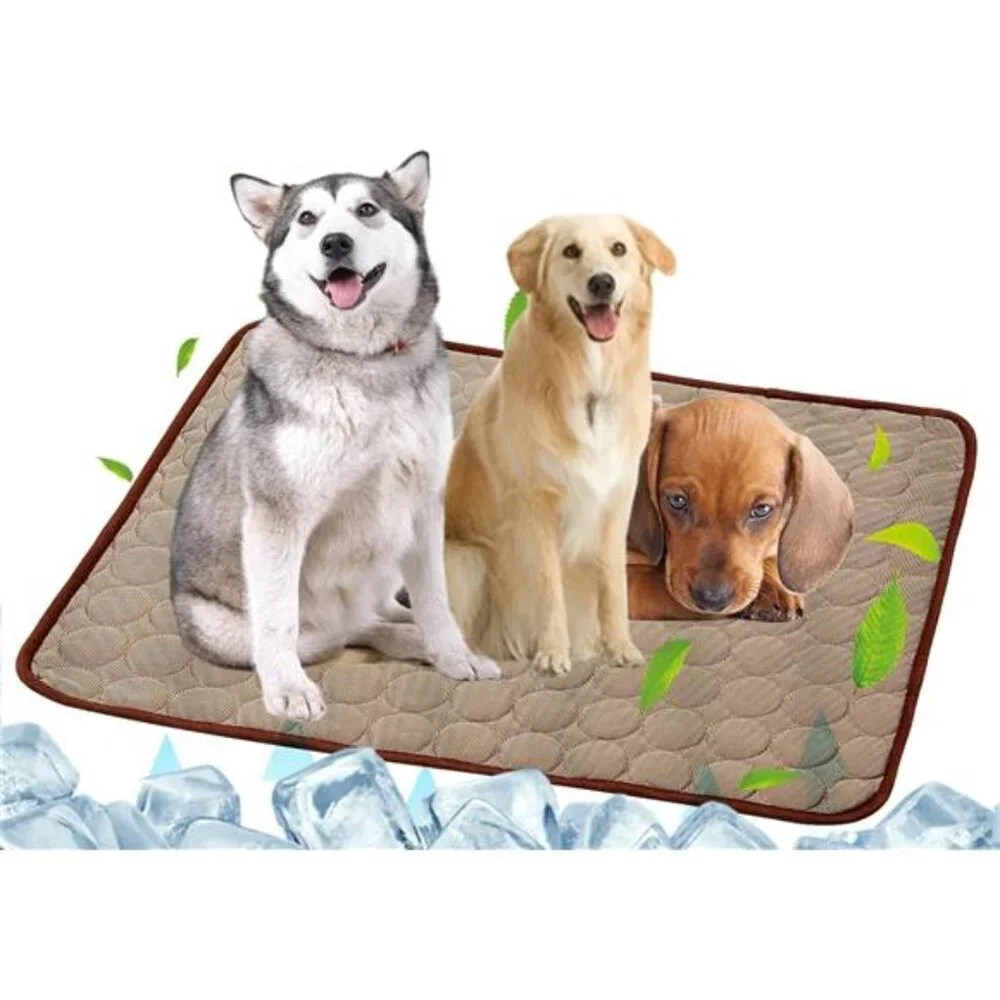 Dog Self Cooling Mat Pet Washable Cooling Pad Blanket Sleeping Kennel Mat
